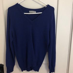 GUC royal blue cashmere sweater